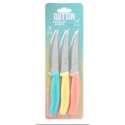 Kitchen Knife Quttin Basic 11 cm 3 Pieces (18 Units)