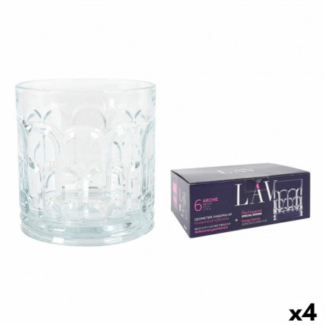 Set of glasses LAV Archie 0,37 L 6 Pieces (4 Units)