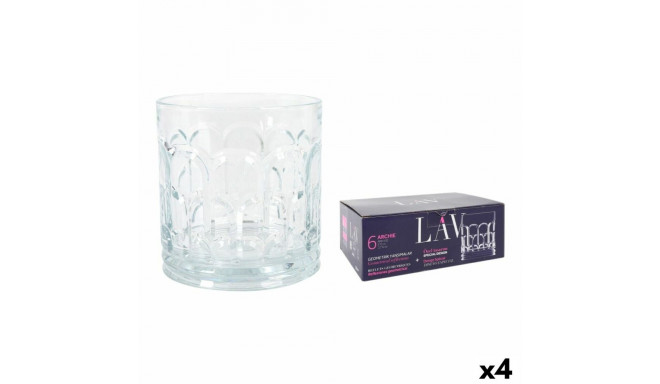 Set of glasses LAV Archie 0,37 L 6 Pieces (4 Units)
