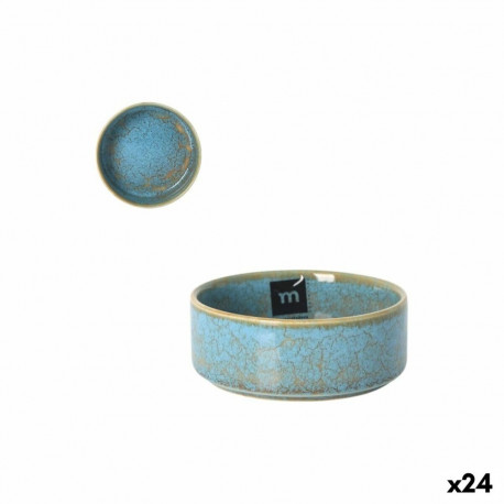 Bowl La Mediterránea Scratch blue 10,2 x 4 cm (24 Units)