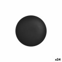 Deep Plate La Mediterránea Black 21 x 5,3 cm (24 Units)