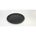 Deep Plate La Mediterránea Black 21 x 5,3 cm (24 Units)