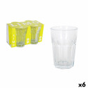 Set of glasses La Mediterránea Limo 4 Pieces (6 Units)