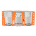 Set of glasses La Mediterránea Waves 6 Pieces (8 Units)