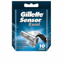 Replacement razorblade Gillette Sensor Excel 10 Units