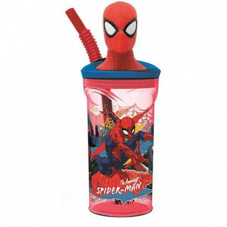 Kõrrega Klaasi Spider-Man Moving Target 360 ml 3D