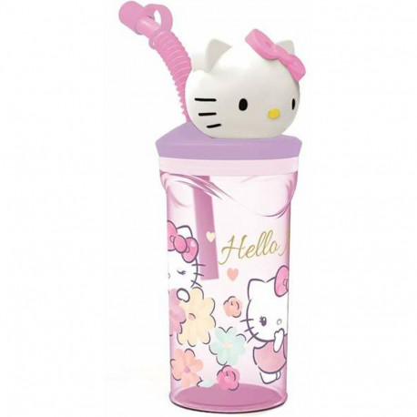 Cup with Straw Hello Kitty 360 ml
