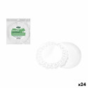 Set of Food Trays Algon Circular 20 cm 3 Pieces (24 Units)