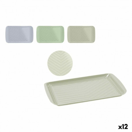 Tray Quttin Metal 43,5 x 27 x 2 cm 12 Units