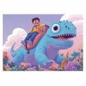 4 Pusle Komplekt Educa Friendly Dinosaurs