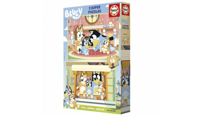 2-Puzzle Set Educa Bluey (2 Units)
