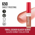 Lip-gloss Rimmel London THRILL SEEKER Nº 650-Sweet Frosting 6 ml