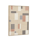 Maal Home ESPRIT Pruun Beež Ruuduline Linna 60 x 3 x 80 cm (2 Ühikut)