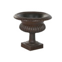 Vase Home ESPRIT Brown Iron 45 x 45 x 40 cm Vase Home ESPRIT Brown Iron 45 x 45 x 40 cm