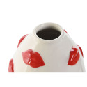 Vase Home ESPRIT White Red Dolomite 15 x 15 x 22,5 cm