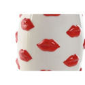 Vase Home ESPRIT White Red Dolomite 15 x 15 x 22,5 cm