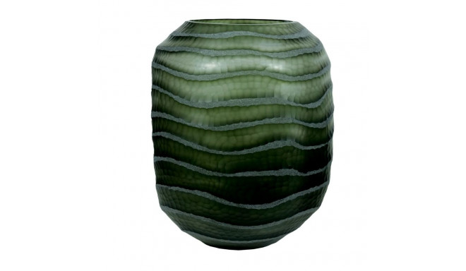 Vaas Home ESPRIT Roheline Kristall Kaasaegne 27 x 27 x 33 cm