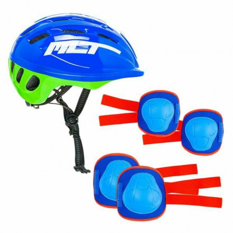 Set of helmets and knee pads Moltó Blue 2-10 Years