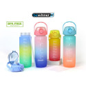 Water bottle Bewinner Multicolour 600 ml 7,5 X 20 CM (12 Units)