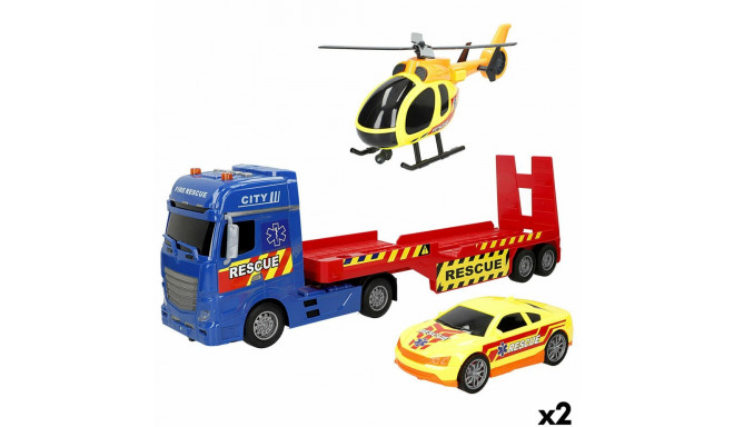 Autotransporteri veoauto Speed & Go 55 x 17 x 12 cm (2 Ühikut)