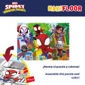4 Pusle Komplekt Spidey 35 x 1,5 x 25 cm 48 Tükid, osad (6 Ühikut)