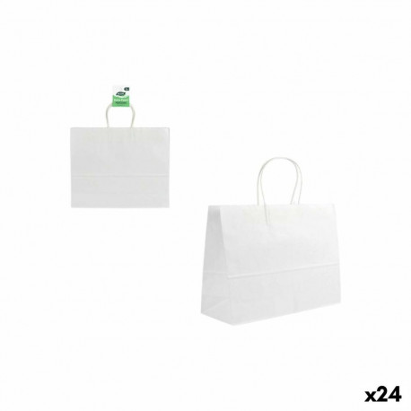 Korduvkasutatav toidukott Algon Valge 3 Tükid, osad (24 Ühikut)