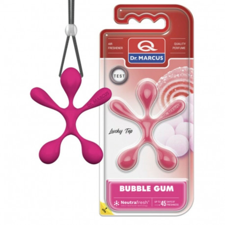 Auto Õhuvärskendaja Dr Marcus Lucky Top Närimiskumm Plastmass Ripats (12 Ühikut)