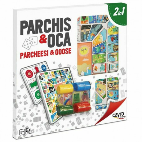 Parcheesi laud Cayro Mitmevärviline 250 g
