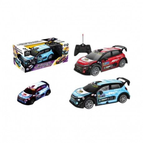 Kaugjuhitav Auto Lumi Racing Sinine Punane 1:22 19 x 8 x 7 cm