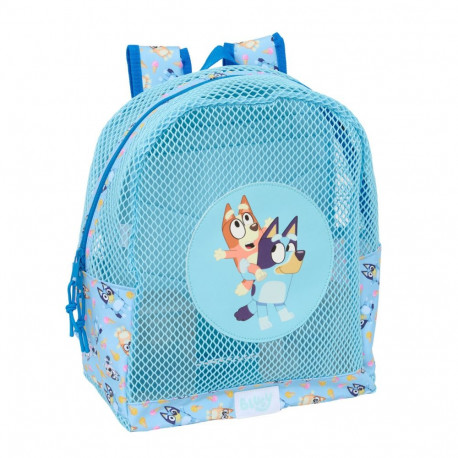 Beach backpack Bluey Blue 30,5 x 24 x 18 cm