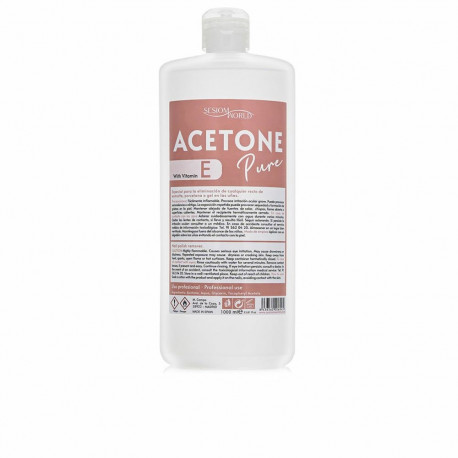 Nail polish remover SesioMWorld ACETONE PURE 1 L