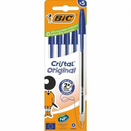 Biro pastapliiatsite komplekt Bic Bic Cristal Original 516344 Sinine