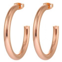 Ladies' Earrings Michael Kors SMALL HOOP Stainless steel Rose gold
