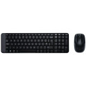 Klaviatuur ja Hiir Logitech 920-003168 Must QWERTY