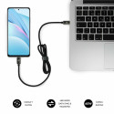 USB-C to USB-C Cable Subblim SUBCAB-C06001 1 m Black