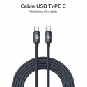 USB-C to USB-C Cable Subblim SUBCAB-C06001 1 m Black