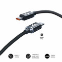 USB-C to USB-C Cable Subblim SUBCAB-C06001 1 m Black