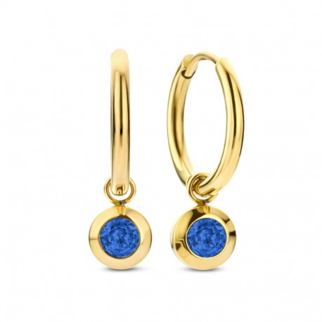 Ladies' Earrings CO88 Collection 8CE-70487 Golden Blue