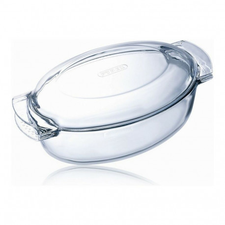 Oven Dish Pyrex 1040712 White Transparent Tempered Glass 6 L 4,5 g 4,5 L