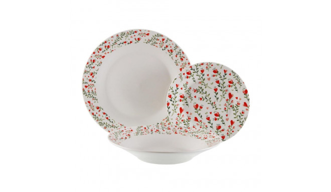 Tableware Versa Porcelain Hearts 18 Pieces