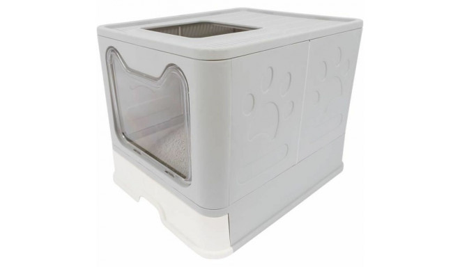 Cat Litter Box MPETS SILE TOP Grey Plastic