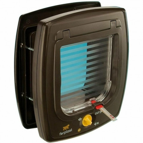 Cat Flap Ferplast Brown Plastic