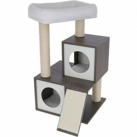 Scratching Post for Cats Kerbl Grey White/Black Sisal