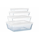 Food Preservation Container Pyrex White Transparent Rectangular 1,5 L