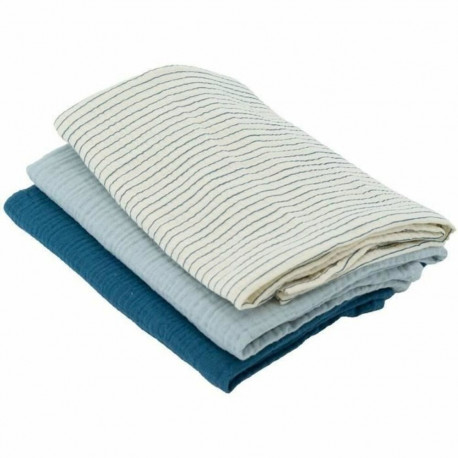 Muslin Domiva Blue Resistant 3 Pieces (3 Units)