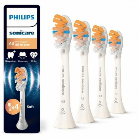 Asenduspea Philips Valge 4 Ühikut