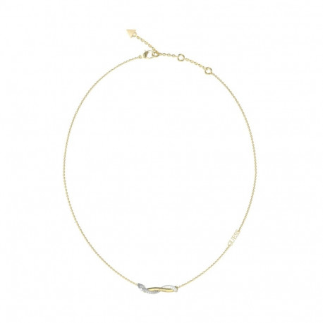 Naiste Kaelakee Guess JUBN05066JWYGRHT-U Hõbedane