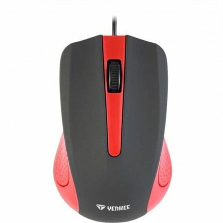 Mouse Yenkee YMS 1015RD Black 1000 dpi