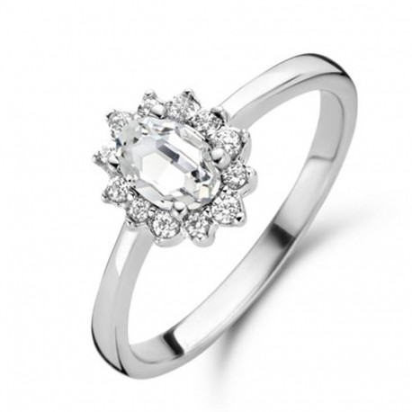 Naiste Sõrmus New Bling 9NB-0533-50 Hõbedane 10