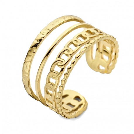 Ladies' Ring CO88 Collection 8CR-10046-50 10 Golden